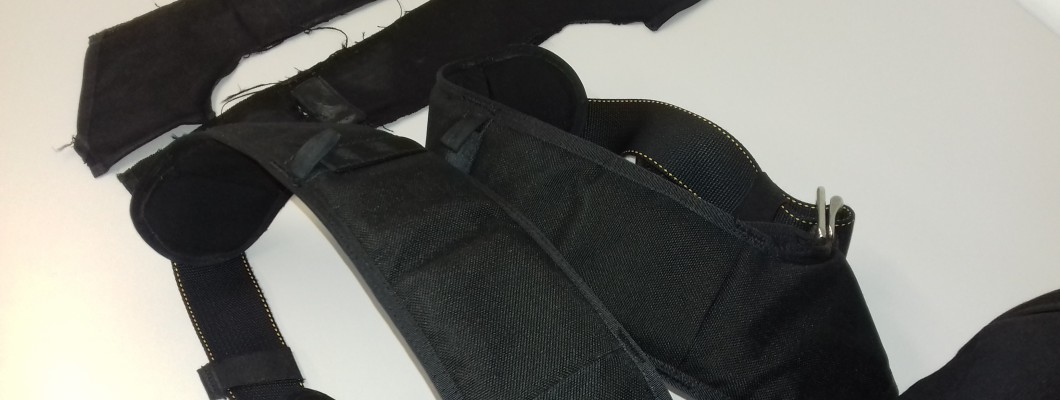 Leg strap cover replacement Leg strap cover replacement