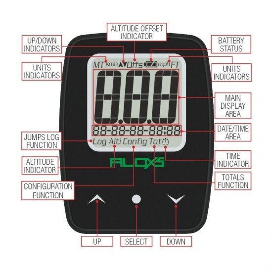 Parasport AloXs 2 Digital Altimeter